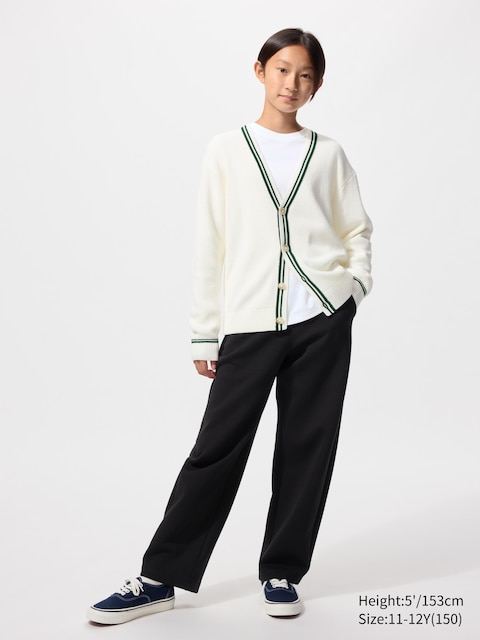 Uniqlo - Pantalón Dry Curve - 11-12 Años (150 Cm) Negro Unisex Niño