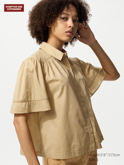 Cotton Blouse (Short Sleeve)