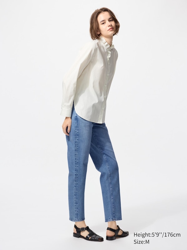 Overhemd van Katoemix (Volantes)