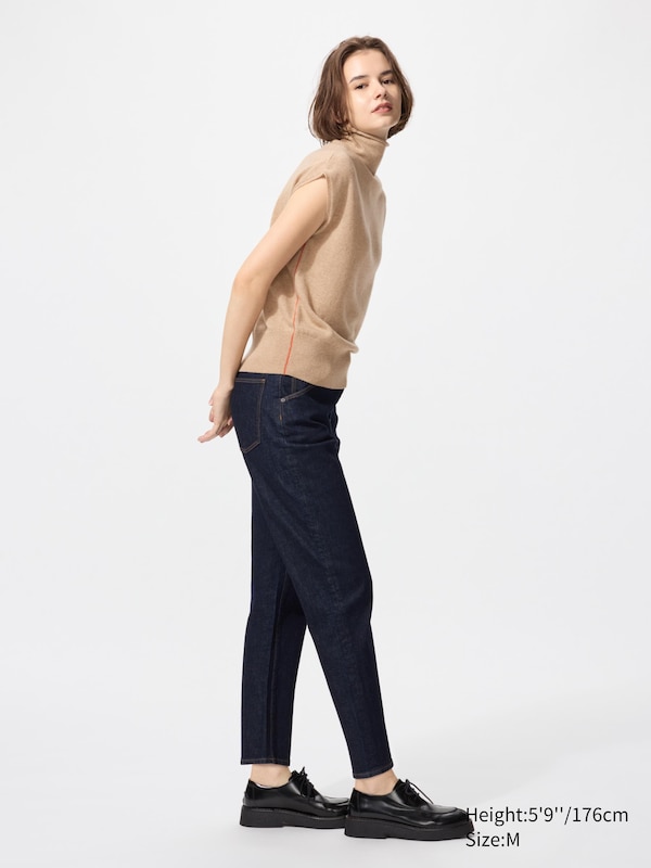 Maglione Gilet 100% Cashmere Collo Alto