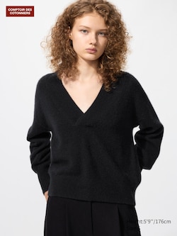 100% Cashmere V Neck Jumper