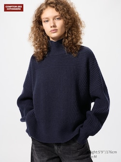 Lambswool High Neck Jumper