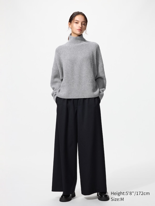 Lambswool High Neck Jumper