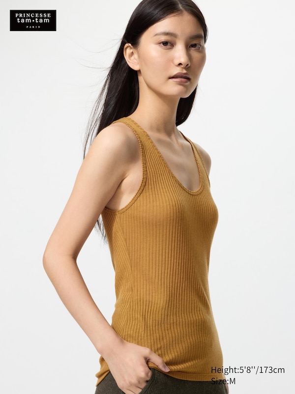 HEATTECH Cashmere Blend Pointelle Vest Top