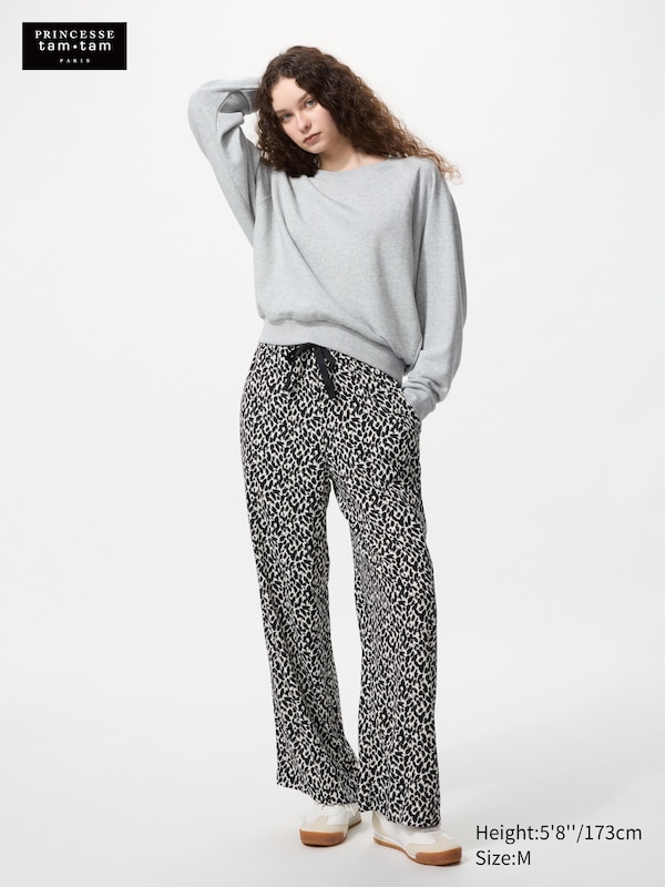 Pantalon en viscose (Imprimé)