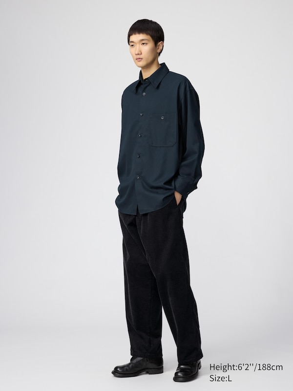 Twill Oversized Work Shirt
