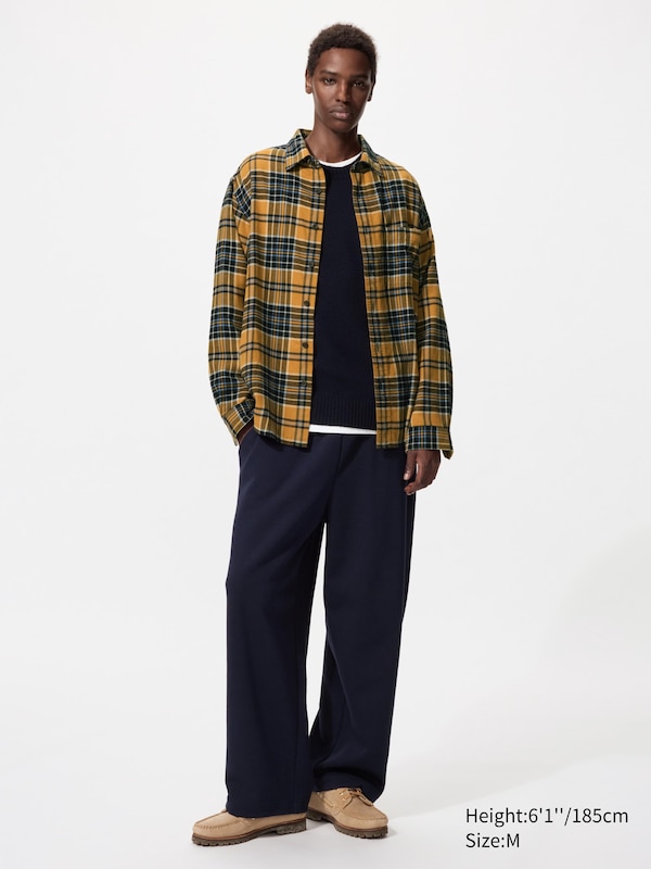Flannel Shirt (Check, Regular Collar)
