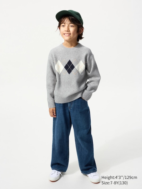Soufflé Yarn Jumper (Argyle)