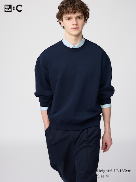 Uniqlo - Sweat Oversize - Bleu Marine - Xxl