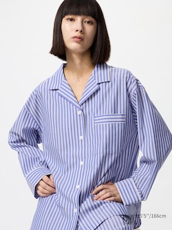 Cotton Pyjamas (Stripe, Long Sleeve)