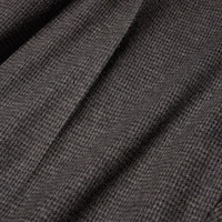 Pleated Wide Trousers (Houndstooth)