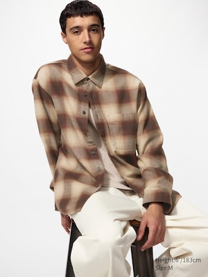 Flannel Shirt (Regular Collar, Check)
