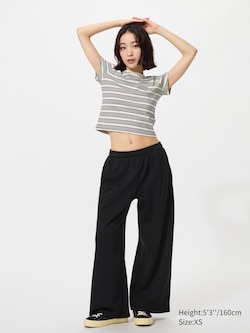 Sweat Wide Trousers (Shorter)