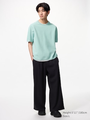 Sweat Wide Trousers (Shorter)