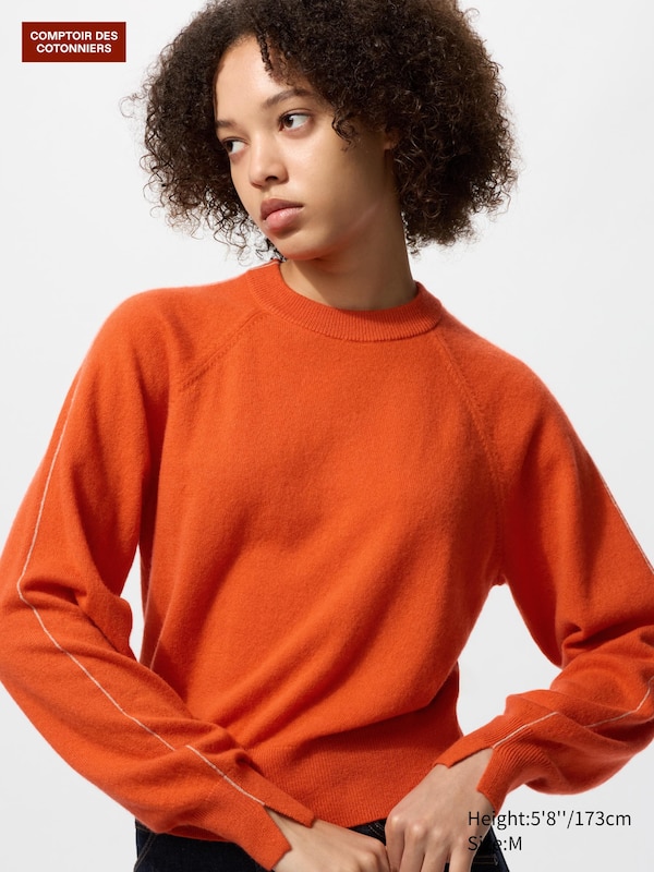 Jersey 100% cashmere cuello redondo