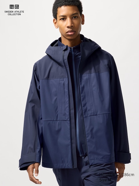 Uniqlo - Blocktech Parka - Xl Azul Marino Mujer