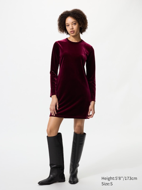 Soft Velour Dress