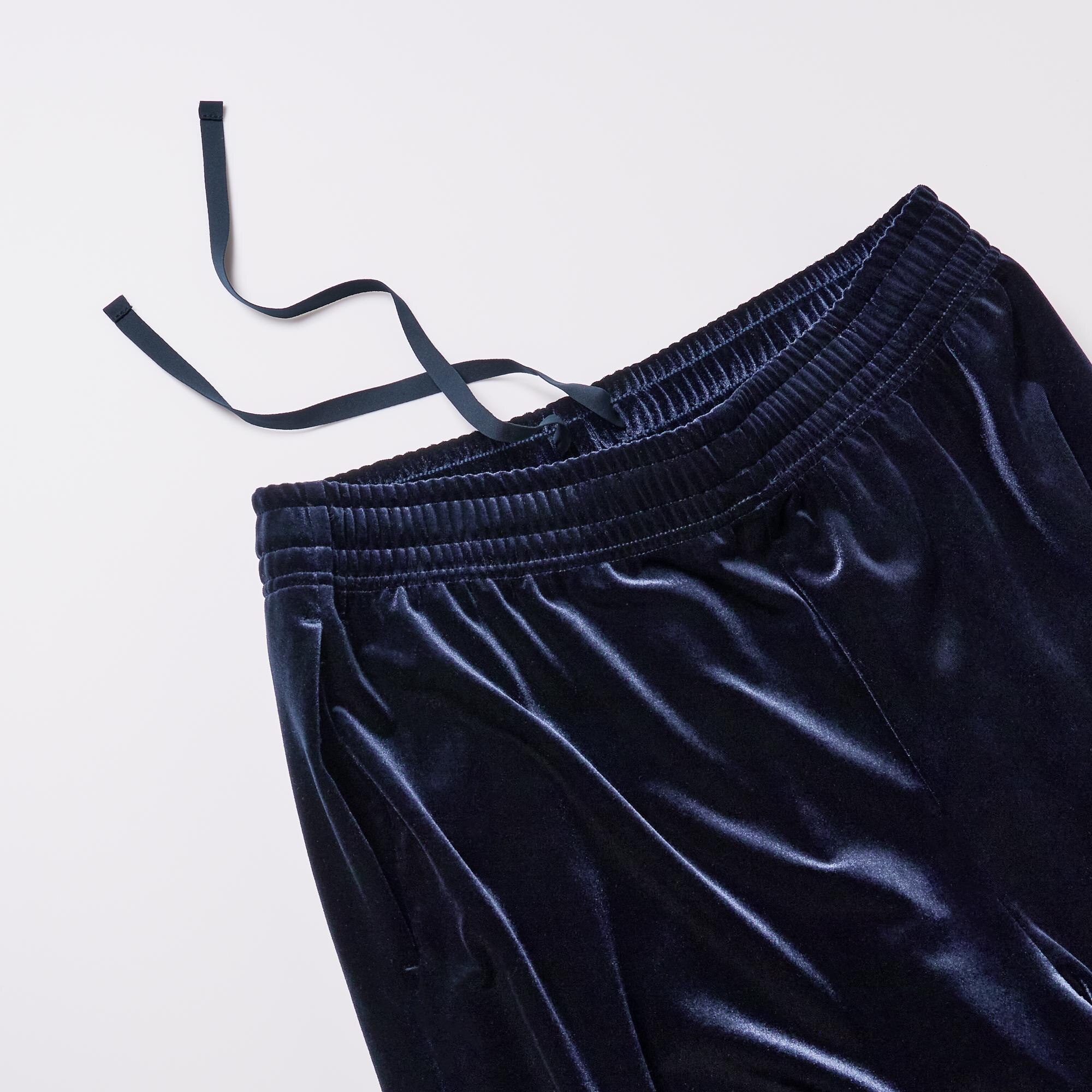 Women's Velour Easy Trousers | UNIQLO SI