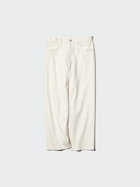 Wide Straight Stretch Jeans