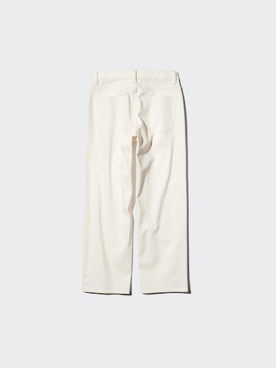 Wide Straight Stretch Jeans