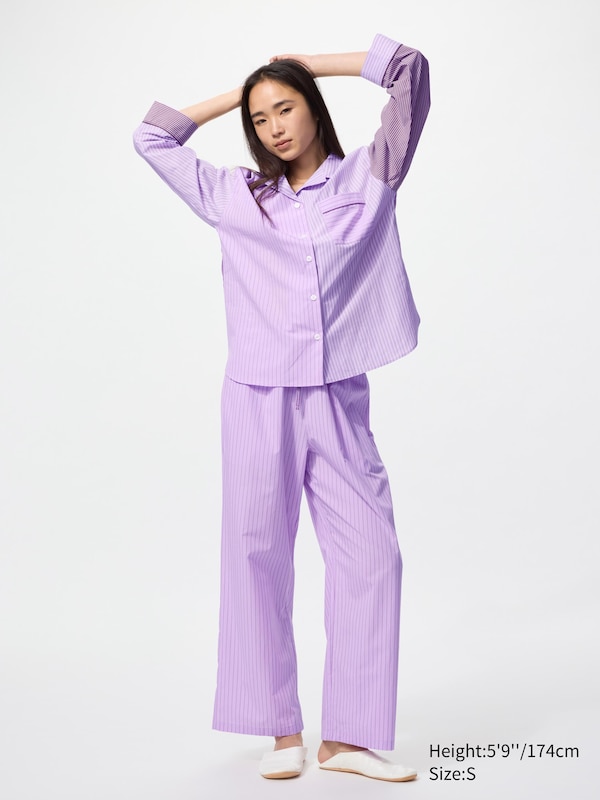 Cotton Pyjamas (Patterned, Long Sleeve)