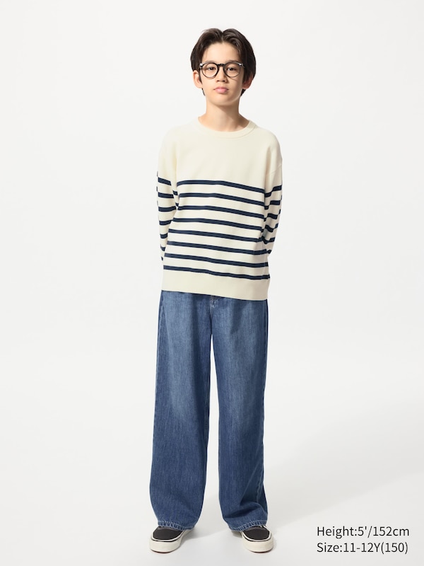 Washable Milano Ribbed Jumper (Stripe)