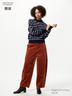 Corduroy Curve Trousers (Shorter)