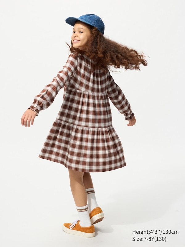 Tiered Dress (Check)