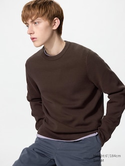 Washable Milano Ribbed Crew Neck Jumper