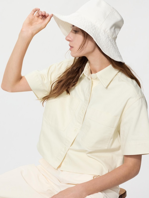 Sombrero lino algodón protección UV