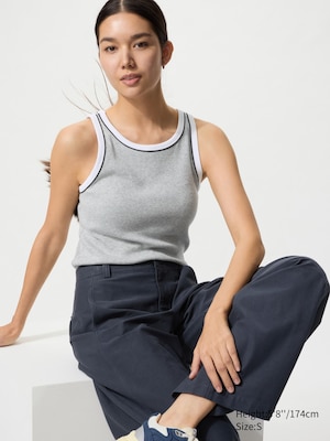 Ribbed Bra Top (Ringer, Regular Length)
