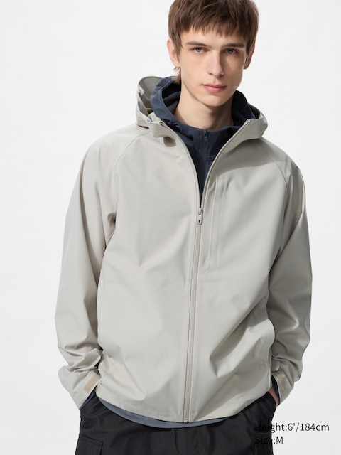 Uniqlo - Blocktech Parka - Xxl Gris Claro Hombre