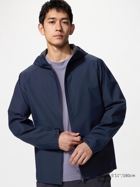 Uniqlo - Blocktech Parka - M Azul Marino Hombre