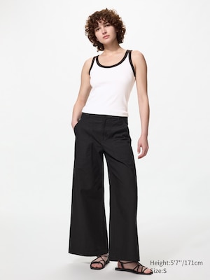 Cotton Canvas Utility Trousers