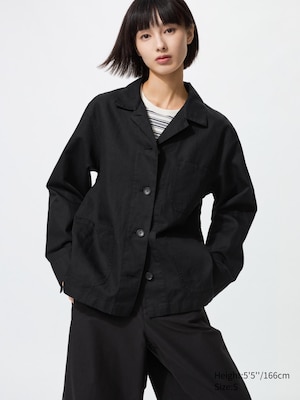 Linen Blend Coverall