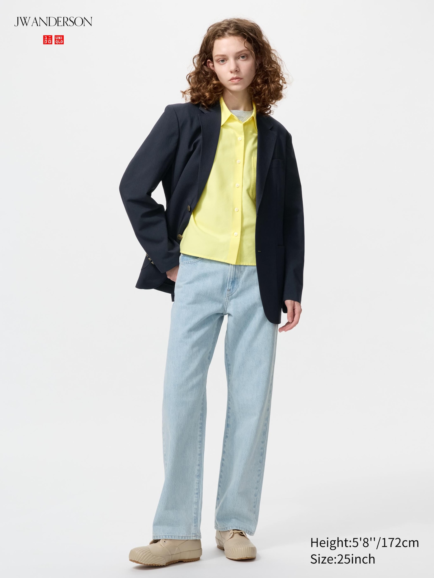 Vaquero recto de UNIQLO and JW ANDERSON.