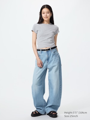 Baggy Curved Jeans