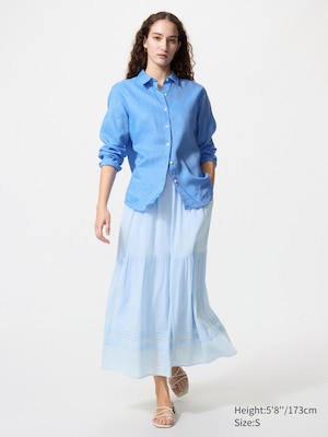Tiered Maxi Skirt