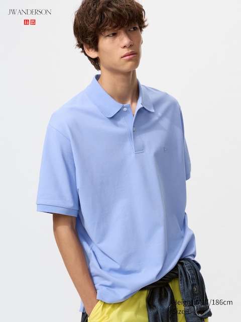 Uniqlo - Polo Dry Piqué - 3XL Azul Mujer