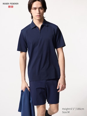 DRY-EX Half-Zip Polo Shirt