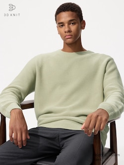 Pull en maille 3D sans coutures (Lavable en machine)