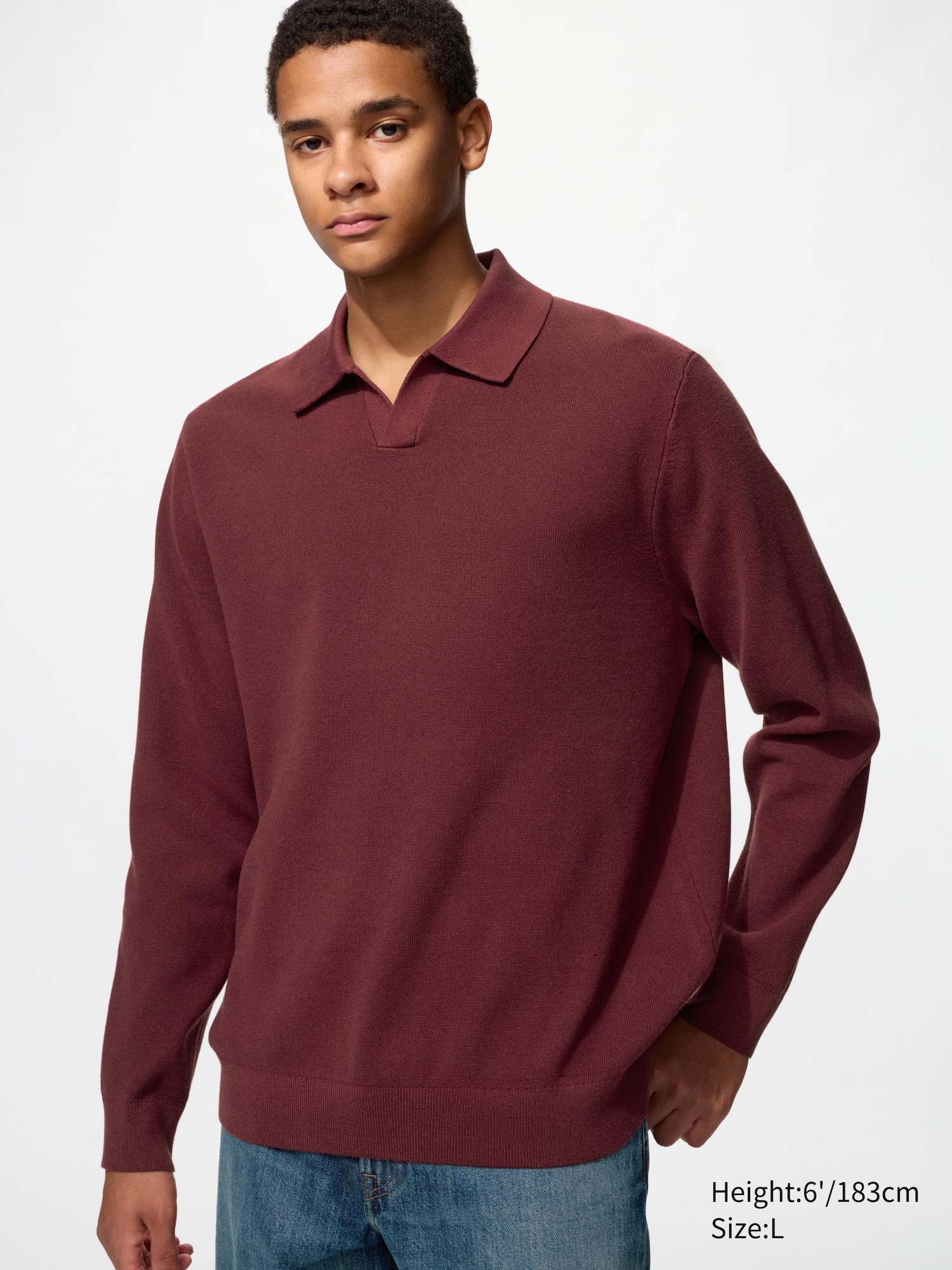 Washable Milano Ribbed Skipper Polo Jumper
