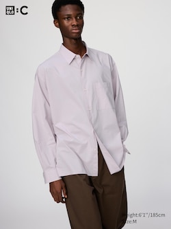 Broadcloth Oversized Shirt (Regular Collar)
