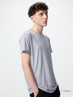 AIRism Crew Neck T-Shirt (Heather)