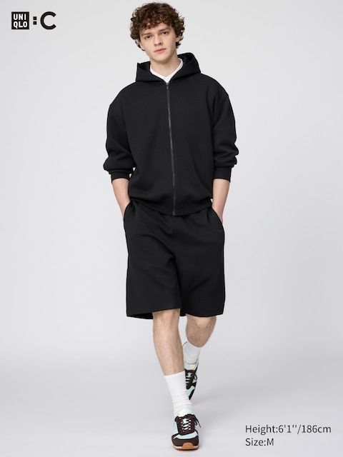 Uniqlo - Short Large En Sweat - Noir - L