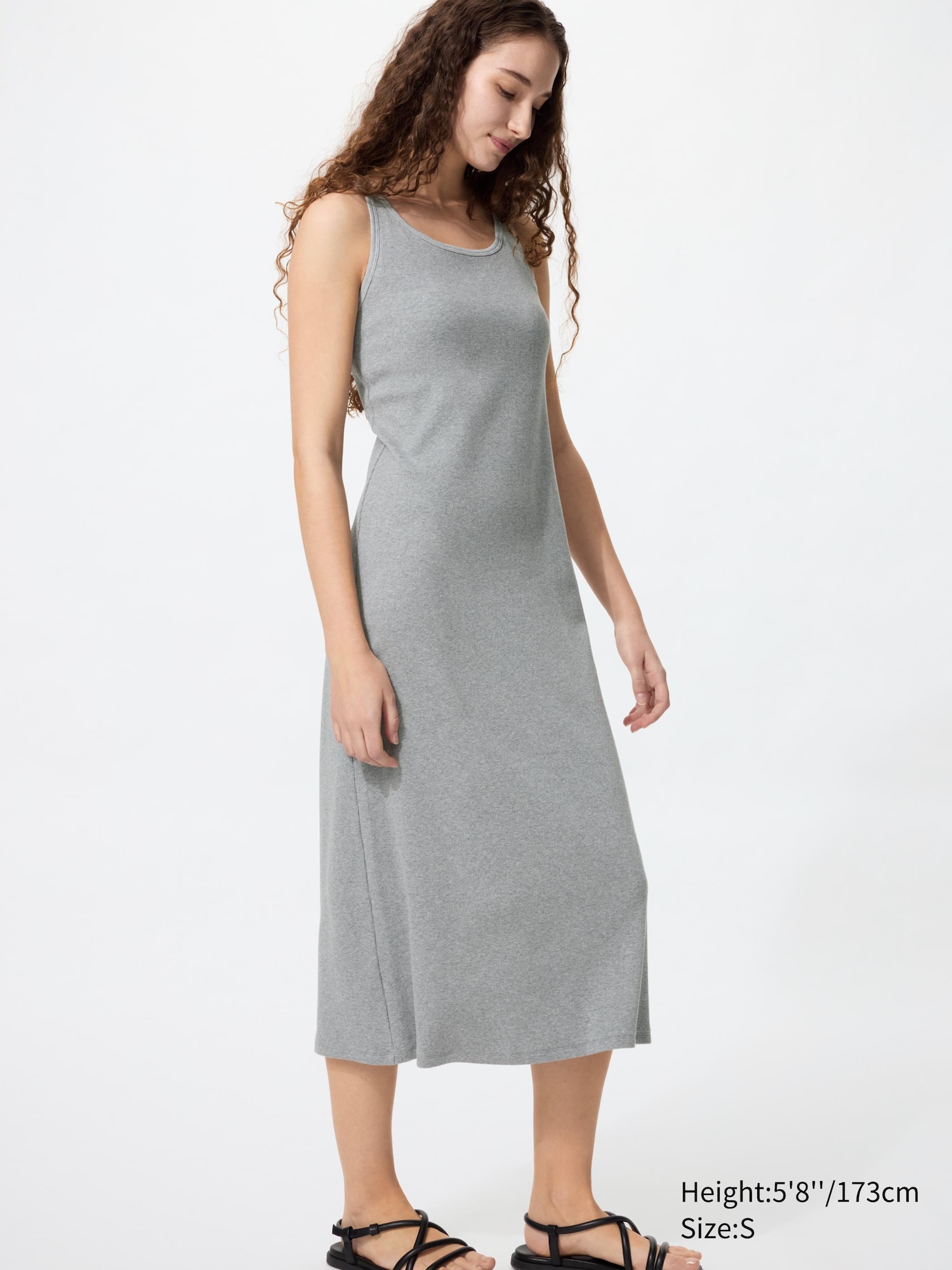 Vestito con Reggiseno a Coste