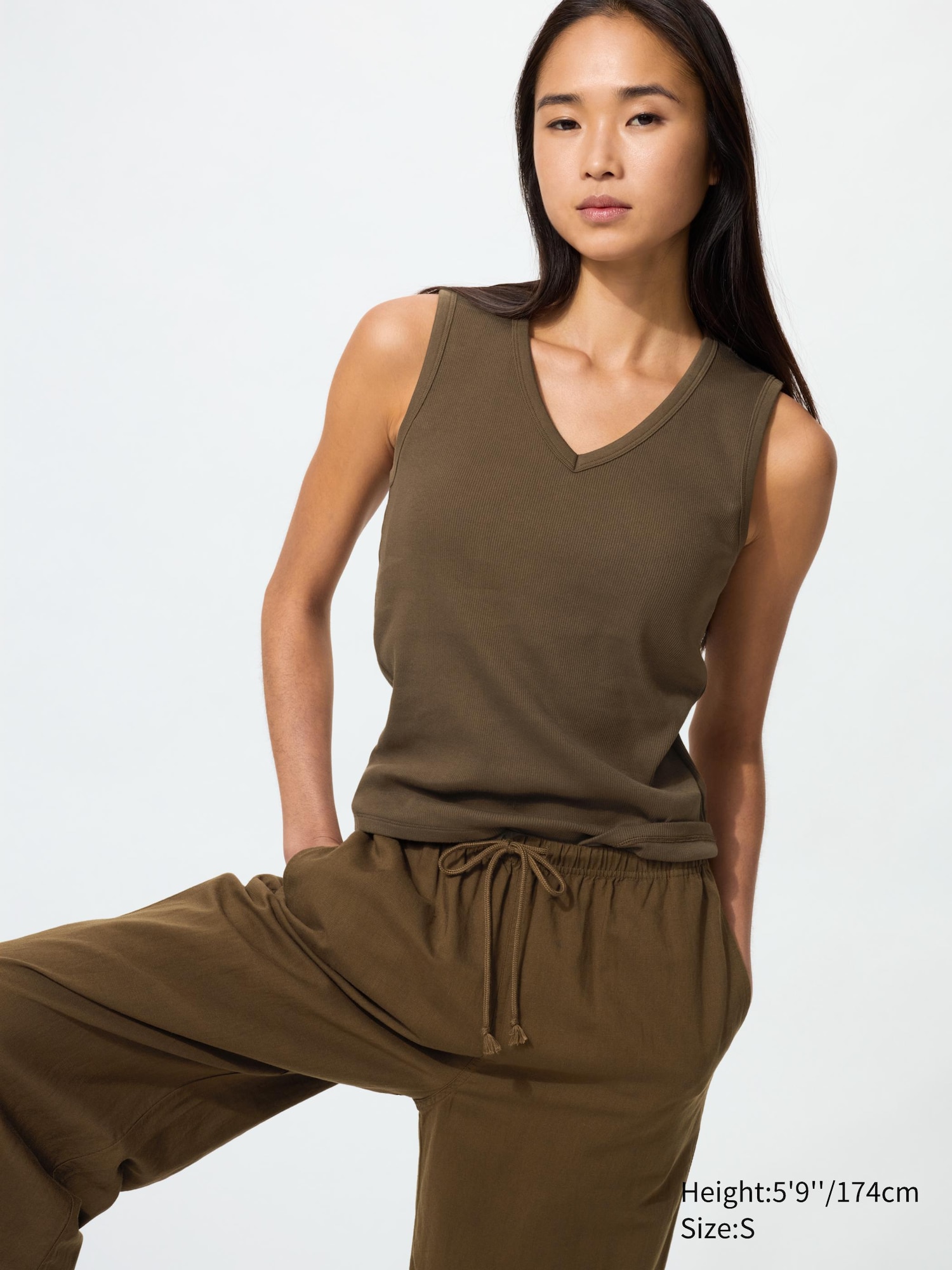 Top con Reggiseno Scollo a V