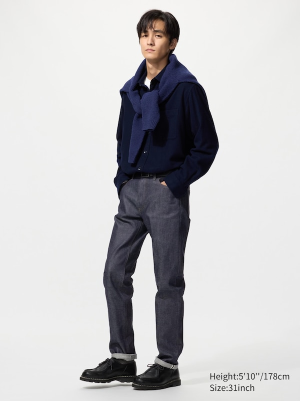 Selvedge Slim Straight Jeans