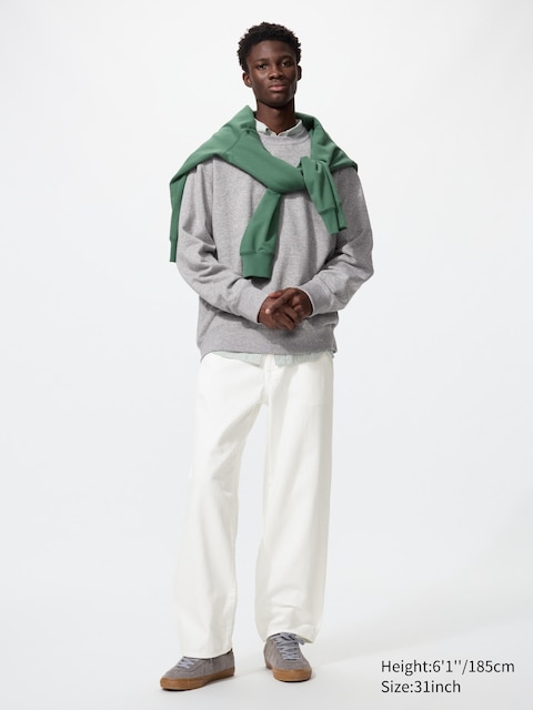 Uniqlo - Jean Baggy - Blanc Cassé - 35Inch