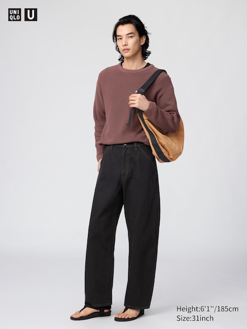Uniqlo - Jean Barrel - Noir - 32Inch